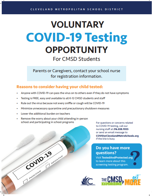  student testing covid